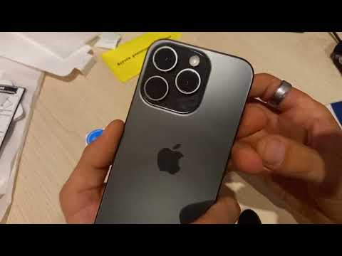 Видео: Распаковка нового iPhone 15 pro 128 gb