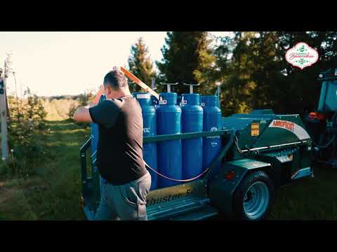 Видео: Система защиты от заморозков для садов FrostBuster F501