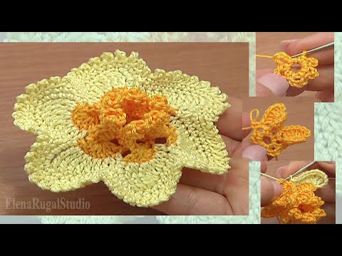 Видео: НЕЖНО и ПРОСТО/ Как вязать НАРЦИСС часть 1