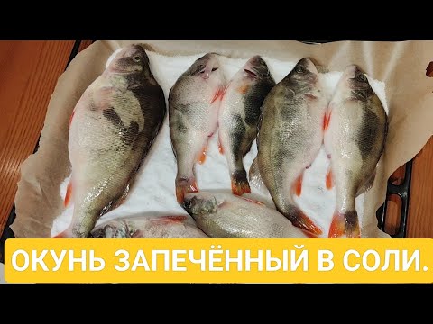 Видео: ОКУНЬ ЗАПЕЧЕННЫЙ ПОД ШУБОЙ ИЗ СОЛИ - ПРОСТО И ВКУСНО!