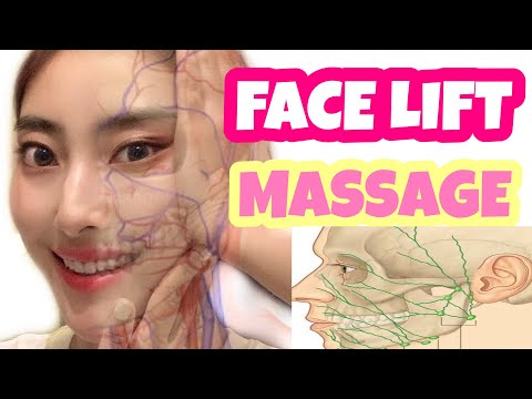 Видео: Лифтинг-массаж всего лица для обвисших челюстей, линий смеха, мешков под глазами, морщи