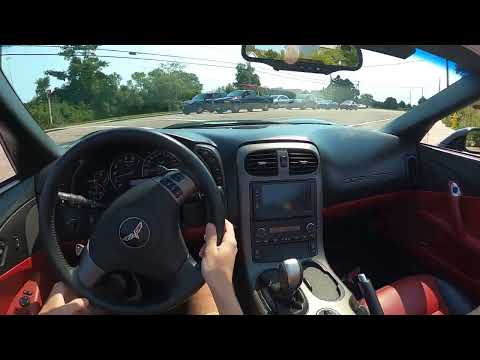 Видео: Тест-драйв Chevrolet Corvette C6 Convertible Automatic POV 2007–2013 гг., 0–60 миль/ч // Radial R...