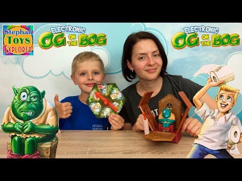Видео: ИГРА: (Веселый Огр)! Достаем Шрека и Воруем Бумагу . // Og On The Bog Game Unboxing