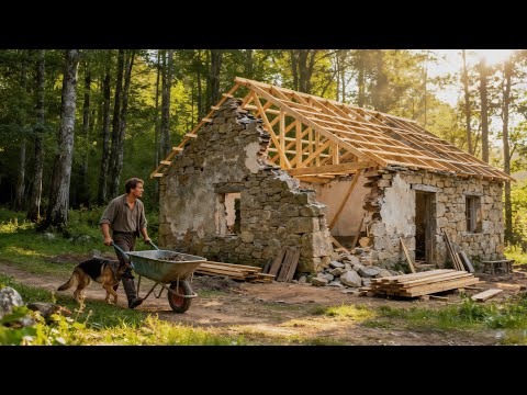 Видео: Человек за 198 дней ВОССТАНАВЛИВАЕТ забытый дом 1957 года | @luxobushcraft