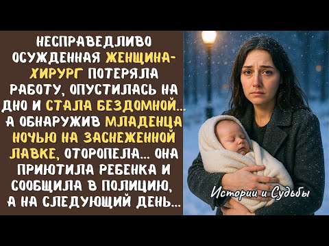 Видео: Несправедливо осужденная ХИРУРГ потеряла работу и дом... а едва она нашла МЛАДЕНЦА на лавке в метель