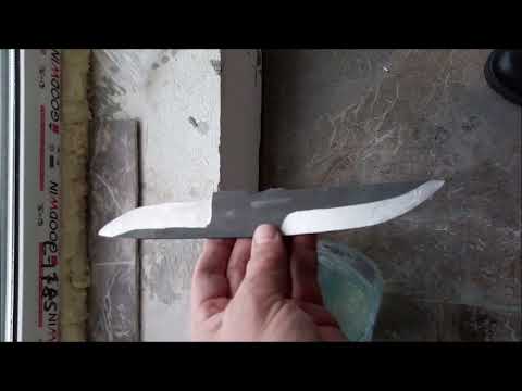 Видео: Мой примитивный способ выведения спусков на клинке