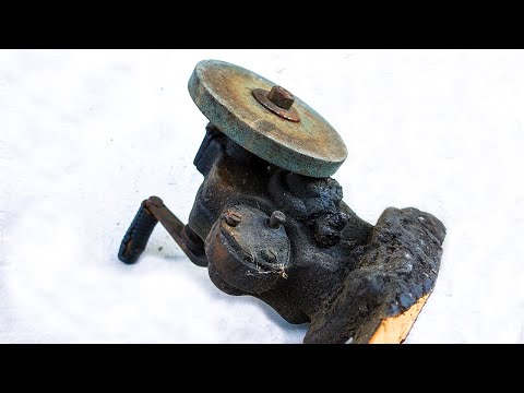 Видео: Реставрация старого очень грязного точила