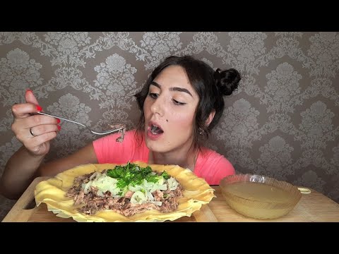 Видео: БЕШБАРМАК| КАЗАХСКОЕ БЛЮДО| МУКБАНГ| НЕ АСМР| NO ASMR| MUKBANG| BESHBARMAK| POLYA KEY