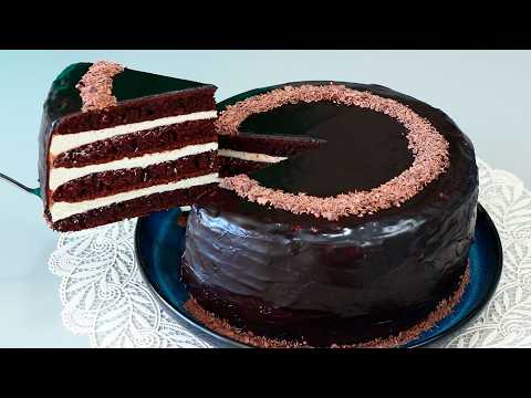 Видео: НА СКОВОРОДЕ! Без Раскатки! Самый Вкусный Шоколадный Торт! МОЖНО ЗАМОРАЖИВАТЬ!
