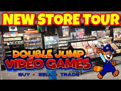 Видео: Экскурсия по игровому магазину: новое место для видеоигр Double Jump!