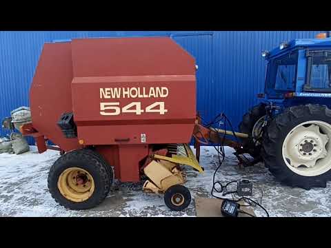 Видео: Пресс подборщик New Holland 544