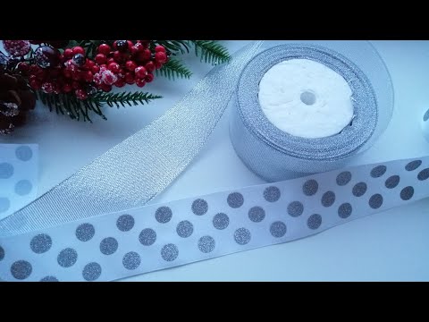 Видео: Не могу Остановиться. Зимние бантики из лент. Канзаши. Kanzashi. Любимый Василек.