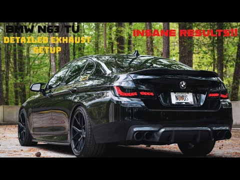 Видео: Как сделать выхлоп вашего 550i просто невероятным! | Подробно о моей выхлопной системе