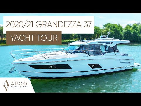 Видео: Экскурсия на яхте за 375 000 фунтов стерлингов и обзор | Grandezza 37 2020/21 | Продажа в Великоб...