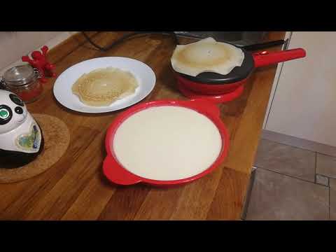 Видео: Пожарили блины на беспроводной погружной электрической блиннице GFGRIL GFC-B400 #GFGRIL