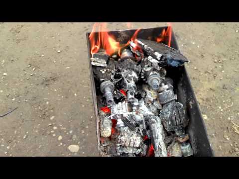 Видео: Обжиг якорей. 25% меди от общего веса. Так делаю я)