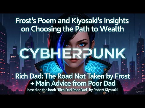 Видео: Богатый папа: Стихотворение Фроста 'Неизбранная дорога' + главный совет Бедного Папы!