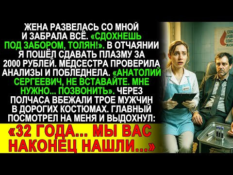 Видео: Жена забрала всё — я сдал кровь за 2000₽, медсестра побледнела: «Мне нужно позвонить»
