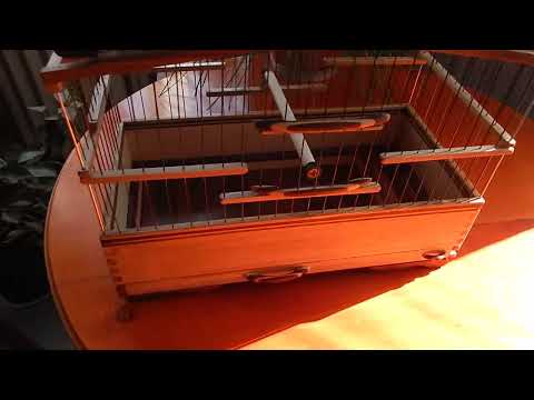 Видео: Клетки для канарейки деревянные.