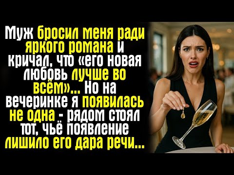 Видео: Муж бросил меня ради яркого романа и кричал, что «его новая любовь лучше во всём»… Но на вечеринке..