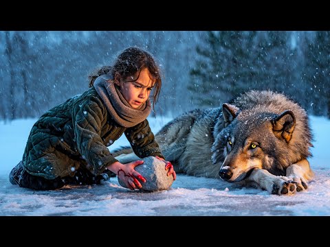 Видео: Она раздирала руки об лёд, спасая волка… Но что он сделал потом — ШОКИРУЕТ ВСЕХ