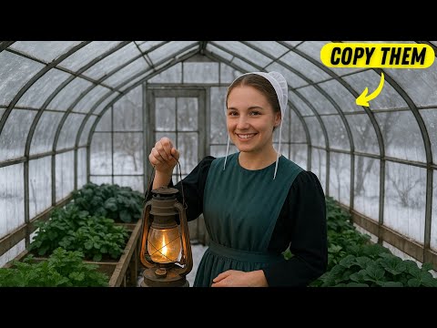 Видео: Как амиши отапливают теплицы зимой без газа и электричества! 🌿🔥