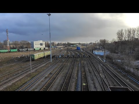 Видео: Сортировачная горка/станция Санкт-Петербурга. Сортировка на сортировочной станции.