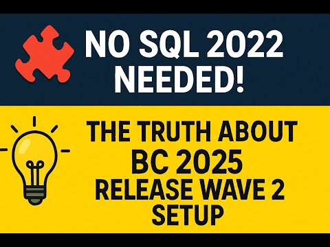 Видео: Правда об установке Business Central 2025 — SQL 2022 не нужен!