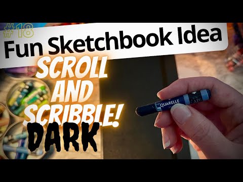 Видео: 🎨 ТЁМНЫЙ Скролл и каракули 18! СОВЕРШЕННО НОВЫЕ КАРТИНКИ 👀