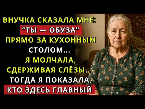 Видео: Моя внучка сказала мне: «Ты отвратительна»... Тогда я решила показать ей, что значит уважение.