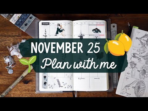 Видео: Планируйте вместе со мной: ноябрь 2025 г. | 🌱 Тема «Весна и лимоны» 🍋 | Планировщик Hobonichi Weeks