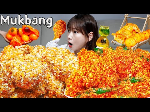 Видео: Sub)Real Mukbang- Острая курица 🔥 Курица с медовым маслом 🍗 Токбокки 🌶 КОРЕЙСКАЯ ЕДА АСМР
