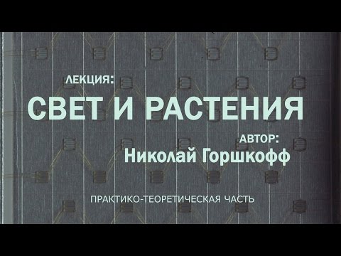 Видео: #119 Лекция: "ФИТОСВЕТ - ВЧЕРА, СЕГОДНЯ, ЗАВТРА". (часть практико-теоретическая)