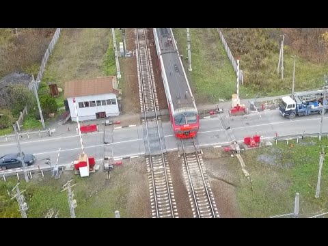 Видео: ЖД переезды Москвы и Подмосковья Часть 5