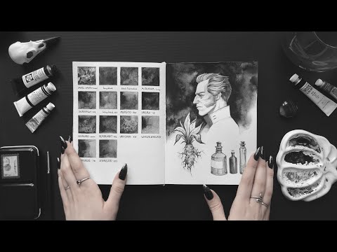 Видео: КОЛЛЕКЦИЯ ЧЁРНОЙ АКВАРЕЛИ  I  Emiel Regis  I  SpeedPaint