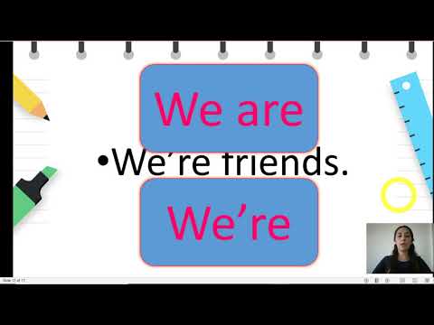 Видео: IV одделение - Англиски јазик - Долги и куси форми на глаголот TO BE