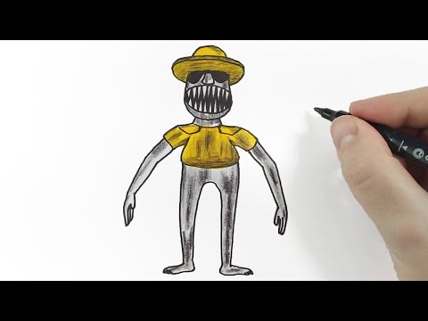 Видео: Как нарисовать СМОТРИТЕЛЯ из игры ЗООНОМАЛИ