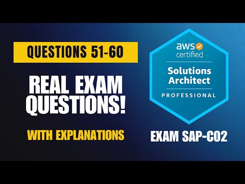 Видео: Вопросы реального экзамена AWS Solutions Architect Professional (SAP-C02) 2025 | Q51–60 с пояснен...