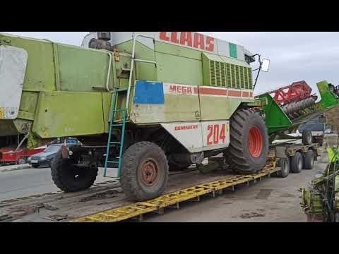 Видео: CLAAS MEGA 204 !!! АГОНЬ!! 1998г. ПРОДАЖА