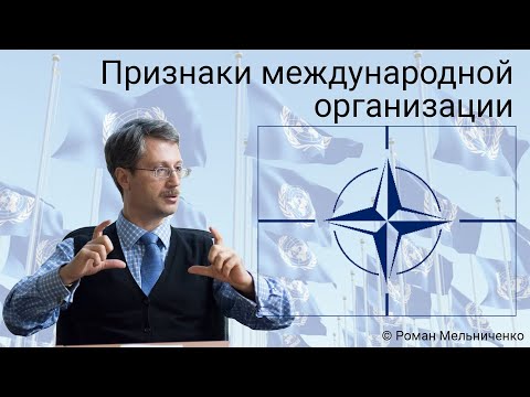 Видео: Признаки международной организации