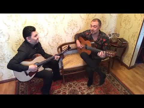 Видео: "Московская полька". играет Валерий Басов. Эдуард Швыдченко.