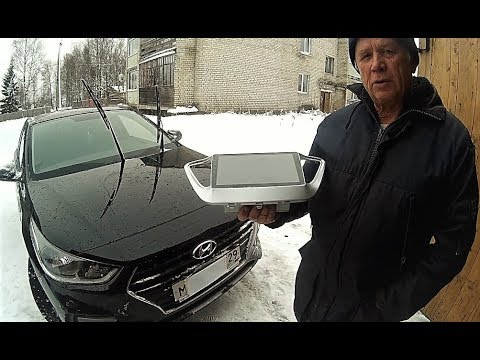 Видео: Hyundai Solaris 2017 года - УСТАНОВКА штатной магнитолы  android 6.0 - часть 1