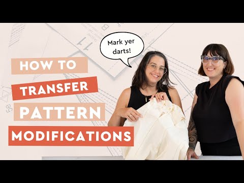 Видео: Как переносить изменения выкройки