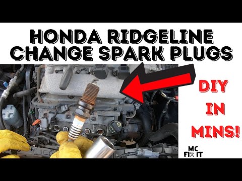 Видео: Как заменить свечи зажигания в Honda Ridgeline 2006-2014 (полное руководство для передней и задне...