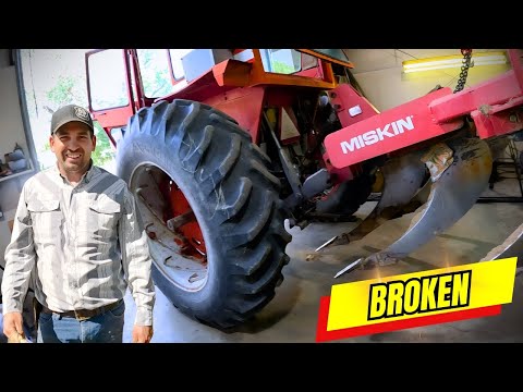 Видео: Огромный рыхлитель УНИЧТОЖИЛ мой трактор! | Проблемы с тяжёлой техникой и ремонт фермы | Построен...