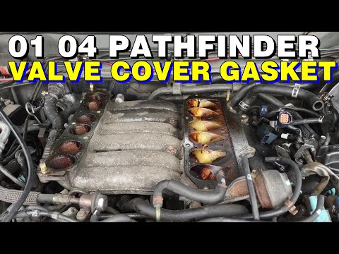 Видео: Замена прокладки клапанной крышки Nissan Pathfinder 3.5, часть 1
