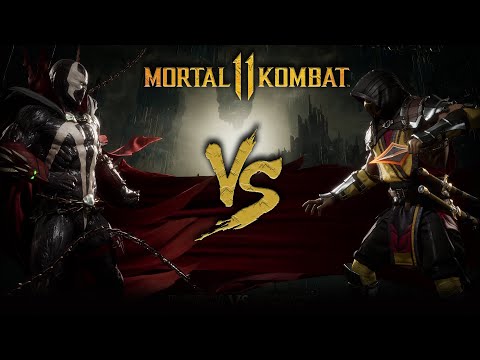Видео: Mortal Kombat 11 Spawn vs Scorpion | Спаун против Скорпиона