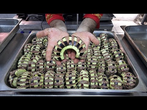 Видео: Рецепт потрясающего кебаба-веера | Пошаговое приготовление баклажанов и мясного деликатеса