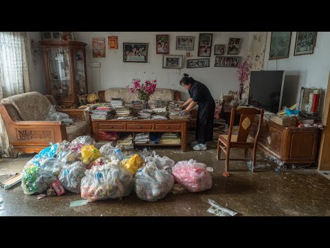 Видео: Грязный дом моей матери, я его убрал и отремонтировал.