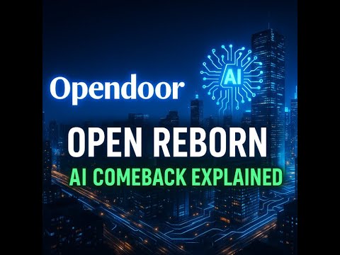 Видео: Акции Opendoor возвращаются! История возвращения $OPEN с помощью искусственного интеллекта, котор...